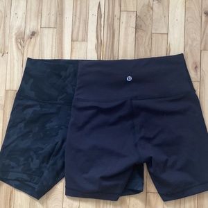 Lululemon Wunder train shorts